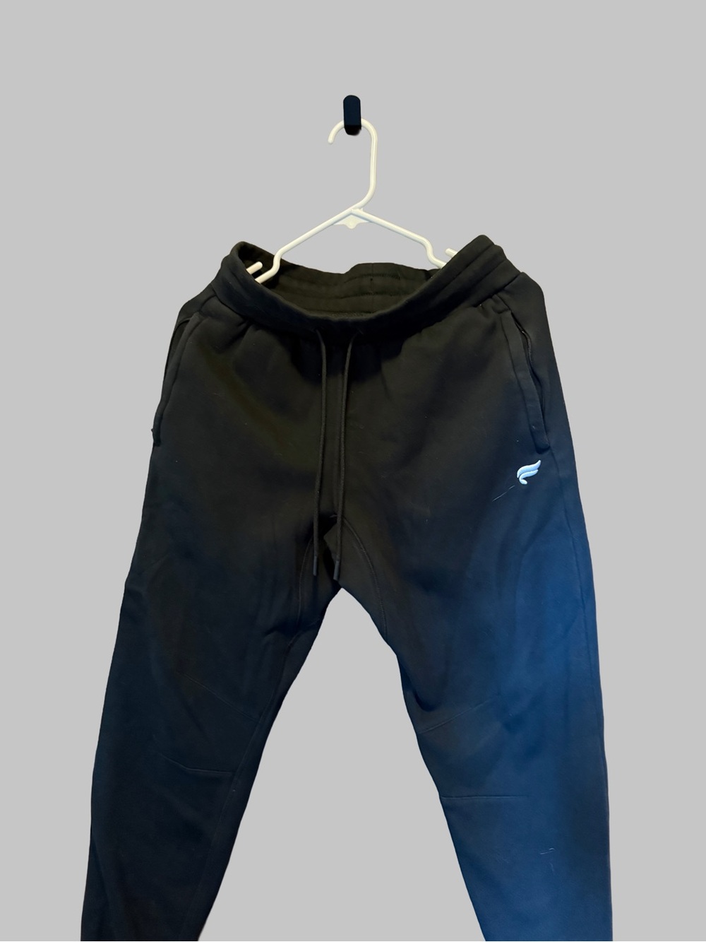 Men’s Black Fabletics Sweatpants with Side Logo